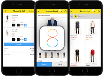 mobicommerce support ios8